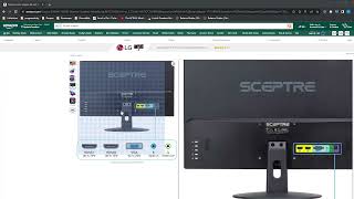 Sceptre Computer Monitor no signal with HDMI [upl. by Oludoet]