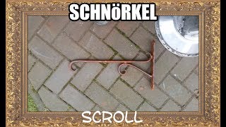 Handarbeit Schnörkel schmieden und biegenSchnörkelbieger bending steel [upl. by Joel]