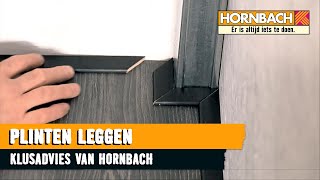 Plinten leggen op laminaat met HORNBACH [upl. by Llehcar]