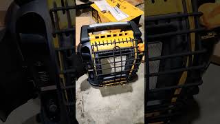 Dewalt buddy heater opening and first thoughts [upl. by Retla]