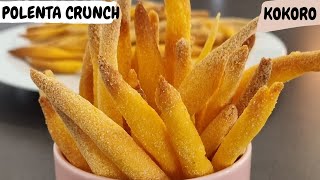 HOW TO MAKE POLENTA STICKS KOKORO ADUNLEICORNSTICKS AIRFRYER NO OIL METHOD KIDS love ❤ [upl. by Halbeib]