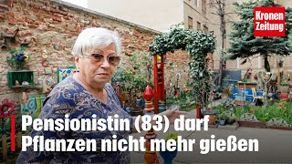 Pensionistin 83 darf Pflanzen nicht mehr gießen  kronetv NEWS [upl. by Noreen]