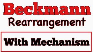 Beckmann Rearrangment with Mechanism  Very Easy Method [upl. by Willing]