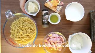 COMMENT FAIRE LE VRAI GRATIN Macaronis Pecorino MAC AND CHEESE [upl. by Azilem246]