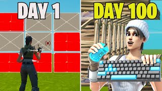 My Day 1 to Day 100 Fortnite CONTROLLER to KEYBOARD amp MOUSE Progression [upl. by Suoicserp]