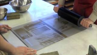 Printing Quality Lithographs Using an Etching Press [upl. by Nitsew215]