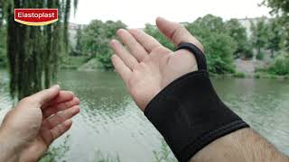 Wrist Support application  Elastoplast Protective Supports available at Amazon [upl. by Orva241]