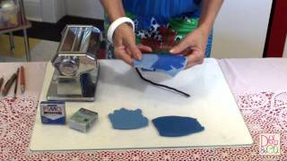 Polymer Clay Quick Tip  How to Make Denim [upl. by O'Carroll]