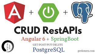 Spring Boot  Angular 6 example  Spring Data JPA  REST  PostgreSQL CRUD example [upl. by Esille]