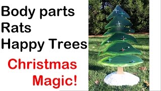 Custom Christmas Tree Yard Decoration  How to build [upl. by Daniala122]