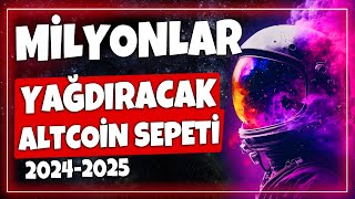 BOĞADA MİLYONLAR YAĞDIRACAK ALTCOİN SEPETİ SERT YÜKSELECEK ALTCOİN ANALİZİ BTC SON DURUM [upl. by Atikel]