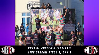 LIVE RUGBY St Joseph’s College National Schools Rugby Festival Pitch 1 Day 1 [upl. by Rehtnug510]