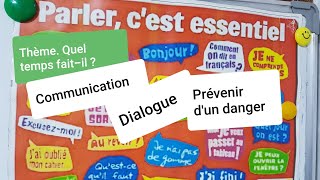 T4Quel temps faitil Communication et actes de langage Prévenir dun dangerLe trésor des mots CE1 [upl. by Ahsilahk906]