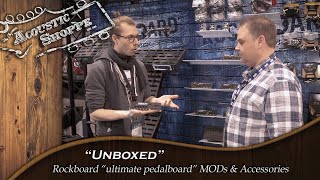 New Pedalboard MODs amp Accessories by Rockboard [upl. by Akinar]