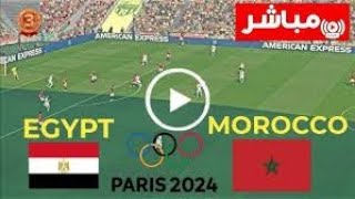 بث مباشر مباراة المغرب و مصر فى أولمبياد باريس 2024 مشاهدة مباراة مصر والمغرب كرة قدم اليوم فىPES24 [upl. by Htrahddis]