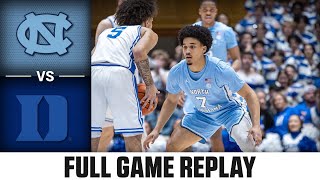 North Carolina vs Duke Full Game Replay  202324 ACC Men’s Basketball [upl. by Nnyroc939]