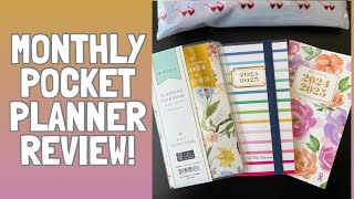 Monthly Pocket Planners Review [upl. by Aninaig]