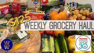 125 Whole30 Grocery Haul amp Meal Plans  WW Freestyle [upl. by Jr]