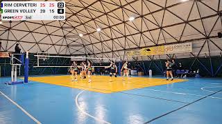 Rim Cerveteri vs Green Volley  16112024 [upl. by Seigler]