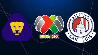 Pumas vs Atl San Luis por la Liga MX 2024  Apertura [upl. by Assirual235]