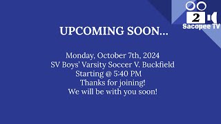 SV Boys Varsity Soccer V Buckfield Academy10724 [upl. by Avon]