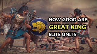 Total War Pharaoh Review  Great King Elite Roster 101 [upl. by Flemming]