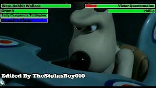 Wallace amp Gromit The Curse of the WereRabbit 2005 Final Battle with healthbars REMAKE [upl. by Lyrpa]