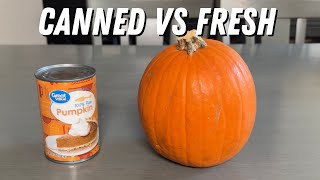 Homemade vs Canned Pumpkin Puree [upl. by D'Arcy]