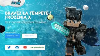 Le GRAND RETOUR de FROZENIA version X   Premier spoil du serveur [upl. by Collie]