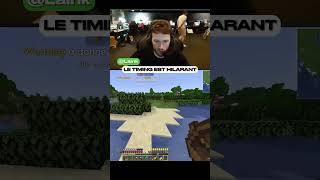 LAINK TOMBE SUR UN TIMING PARFAIT PENDANT LE ZEVENT 🤣🤣 Zevent laink memes france minecraft [upl. by Geehan]