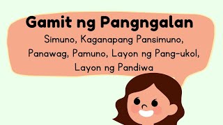 Gamit ng Pangngalan  WikiFilipino [upl. by Ingunna]