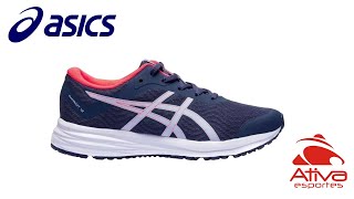 Tênis Asics Patriot 12 Feminino 1012A968402 [upl. by Dekow]