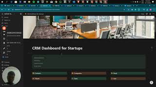 Notion CRM Template walkthrough [upl. by Menis]
