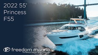 2022 Princess F55 for Sale  Freedom Marine International Yacht Sales [upl. by Arret]