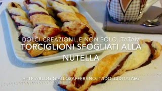 Torciglioni sfogliati alla nutella [upl. by Sito]