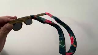 Ukes Sunglass Strap Glasses Strap with Floating Neoprene Material Review [upl. by Annohsal]