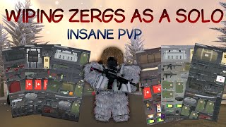 WIPING ZERGS AS A SOLO  Apocalypse Rising 2 Roblox [upl. by Vrablik]