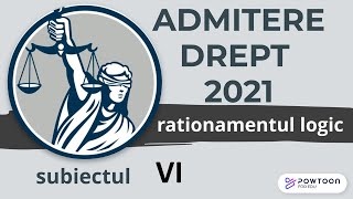 Admitere Facultatea de Drept UBB 2021 rationament logic exercitiul 6 [upl. by Alih838]