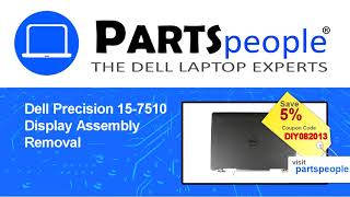 Dell Precision 157510 P53F001 Display Assembly HowTo Video Tutorial [upl. by Hsuk]