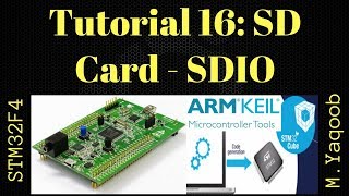 STM32F4 Discovery board  Keil 5 IDE with CubeMX Tutorial 16 SD Card SDIO  Updated Dec 2017 [upl. by Ayinat]