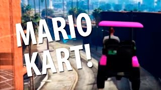 MARIO KART I GTA [upl. by Georgena]