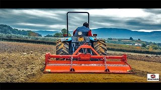 Macchine Agricole SICMA  Lavorazione totale del terreno Vanga  Fresa  Trincia [upl. by Ciprian]