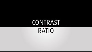 Contrast ratio explained [upl. by Pickford]