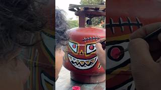 I Wasted My Cylinder 👿 shorts paint halloween trending [upl. by Saqaw86]