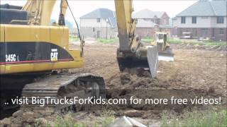 Dump Truck amp Digger at Work for Kids [upl. by Klayman946]