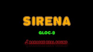 Gloc9  Sirena Karaoke Real Sound [upl. by Millur56]