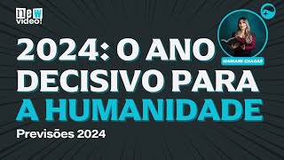 ASTRÓLOGA FAZ PREVISÕES PARA 2024  quotUm ano decisivo para a história da humanidadequot [upl. by Bork]