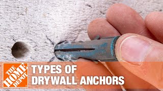 How to Use a Drywall Anchor  The Home Depot [upl. by Henleigh]