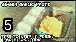 Ginger Garlic Paste in Tamil இஞ்சி பூண்டு விழுது [upl. by Nyrmac]