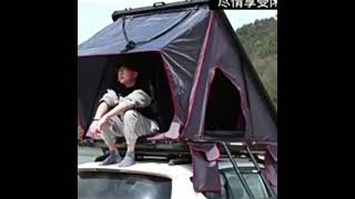 Aluminium Alloy Triangle Hard Shell Roof Tents [upl. by Cutler]